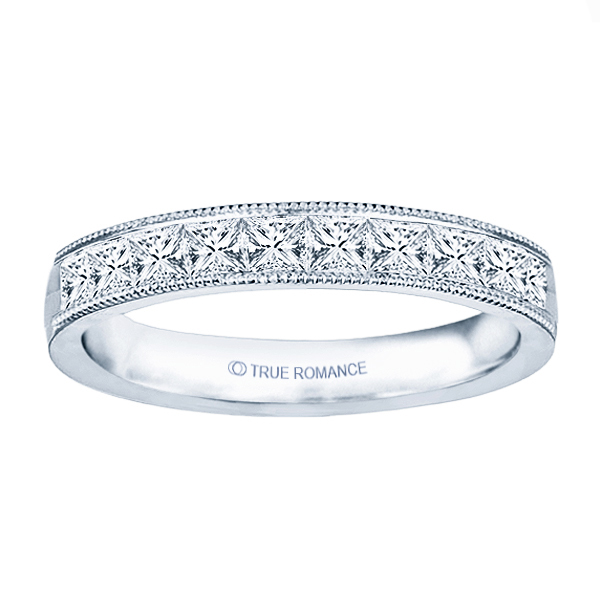 White Gold Straight Band