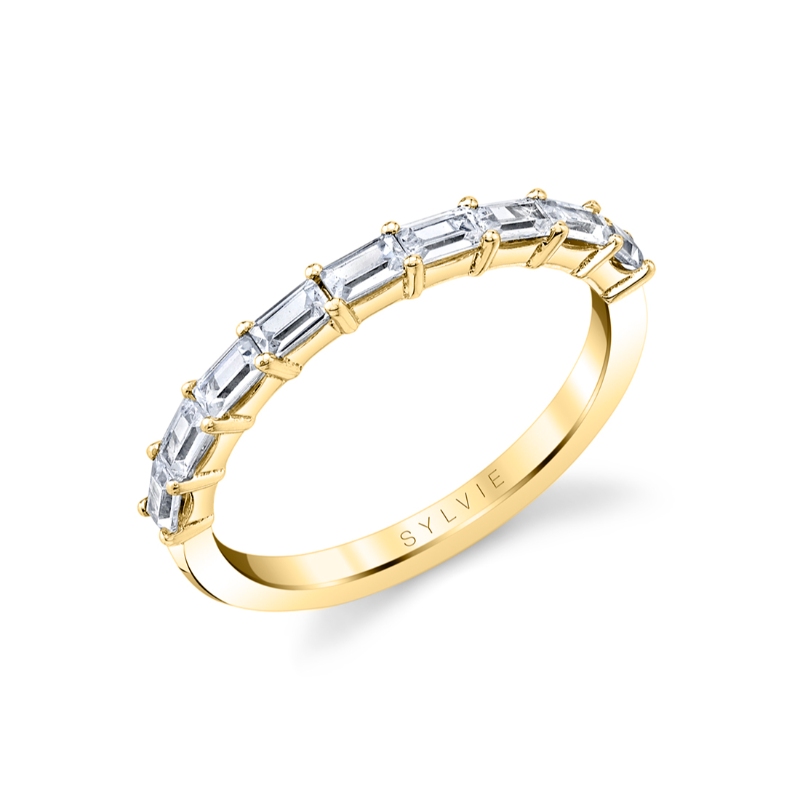 Baguette Wedding Band