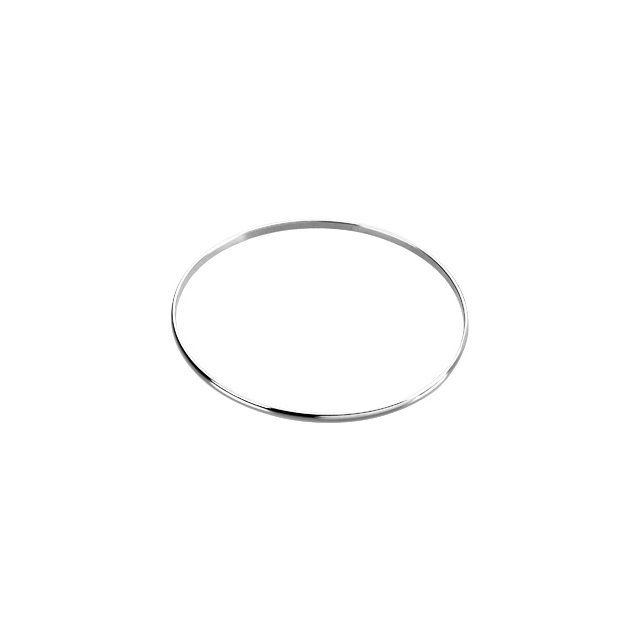 Sterling Silver 2.5mm Bangle Bracelet
