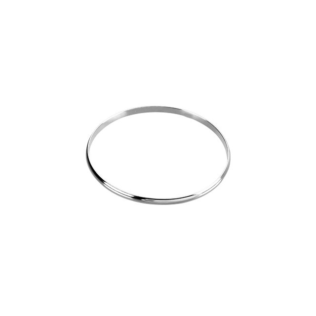 Sterling Silver 4mm Bangle Bracelet