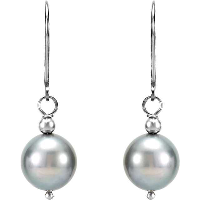 Freshwater Cultured Pearl Lever Back Earrings
