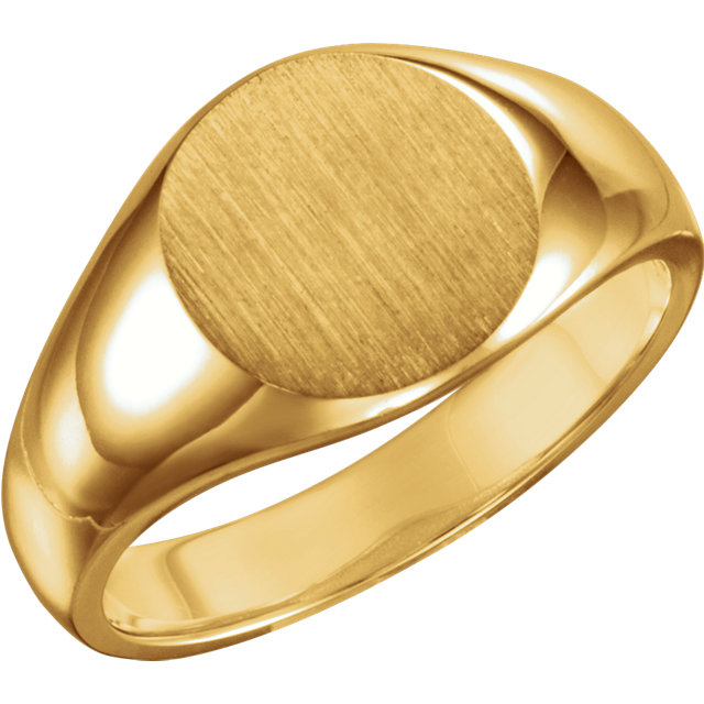 14K Yellow 13mm Men