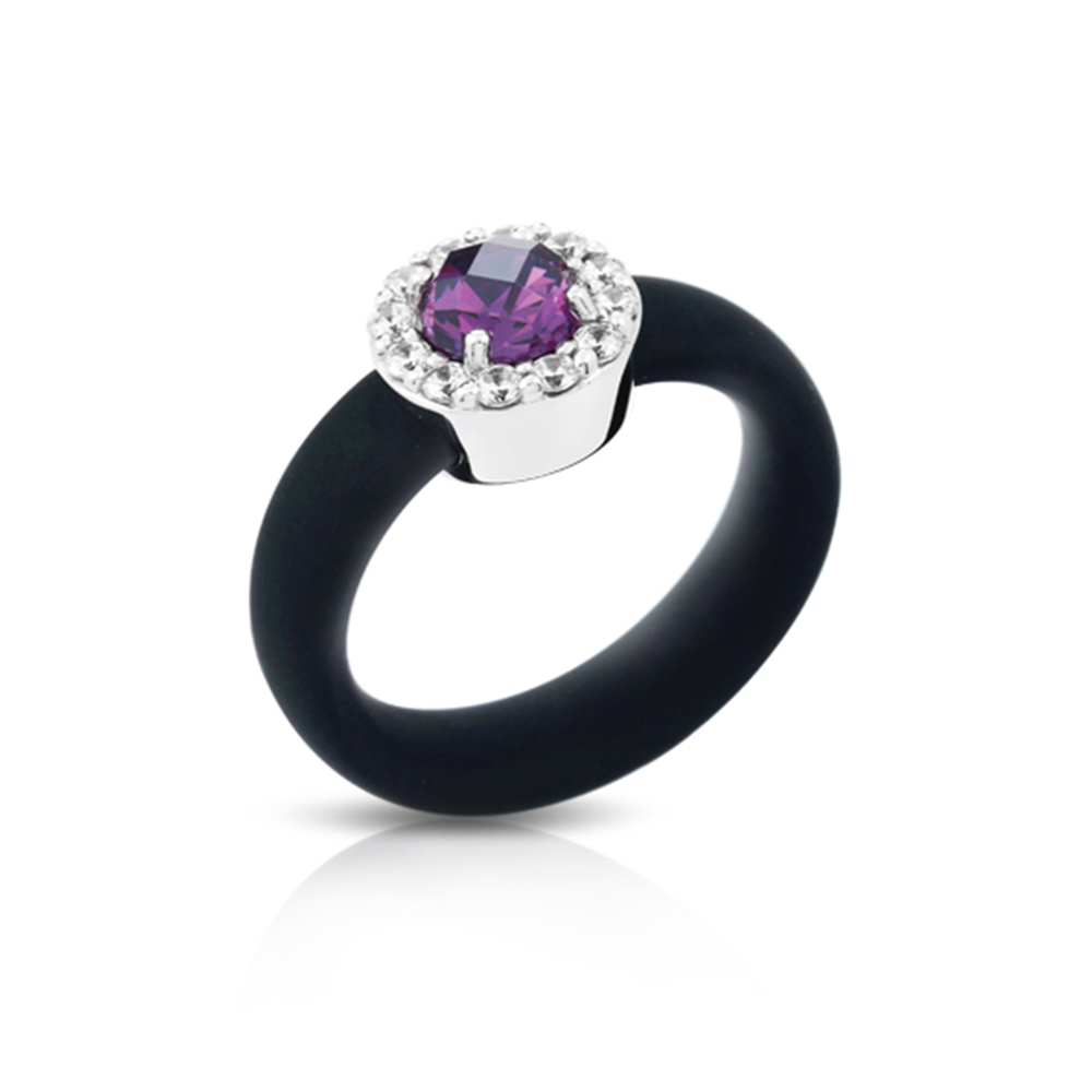 Diana Black/Amethyst Ring