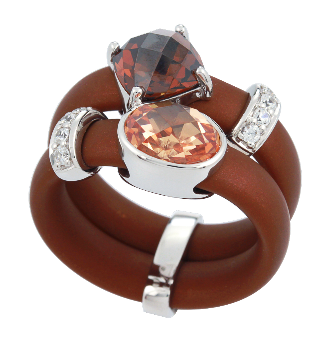 Venezia Brown/Champagne Ring