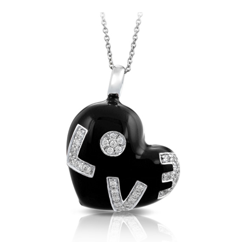 Love Black Pendant