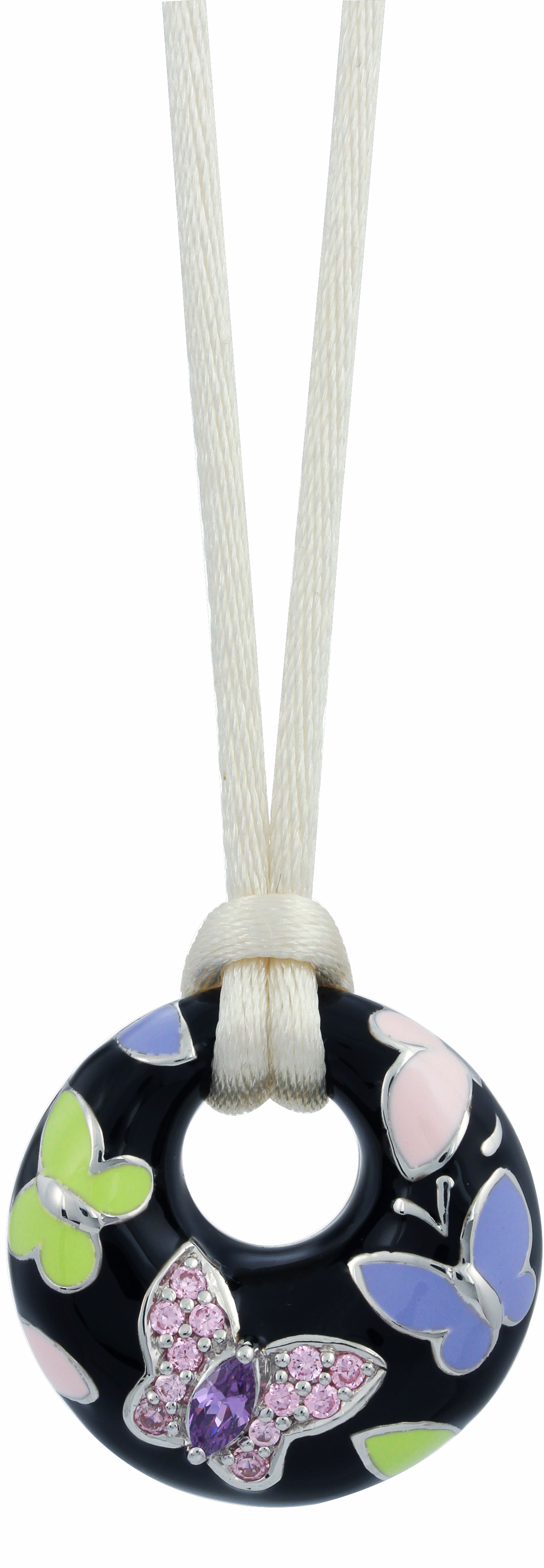 Papillon Black Pendant
