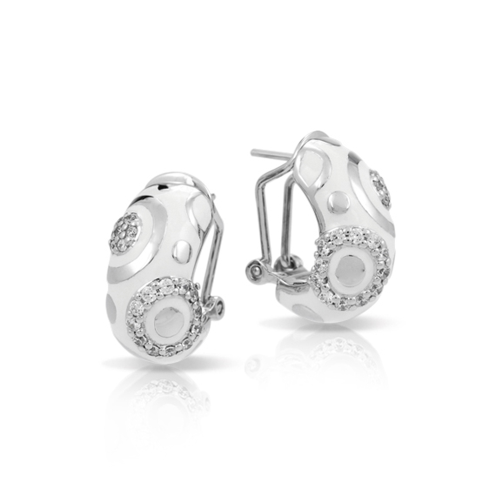 Galaxy White Earrings