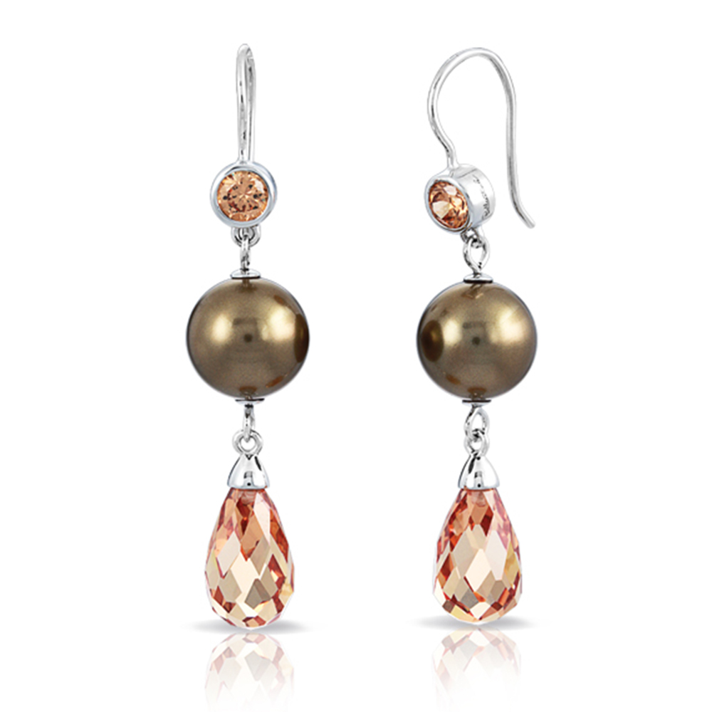 Alexandria Champagne Earrings