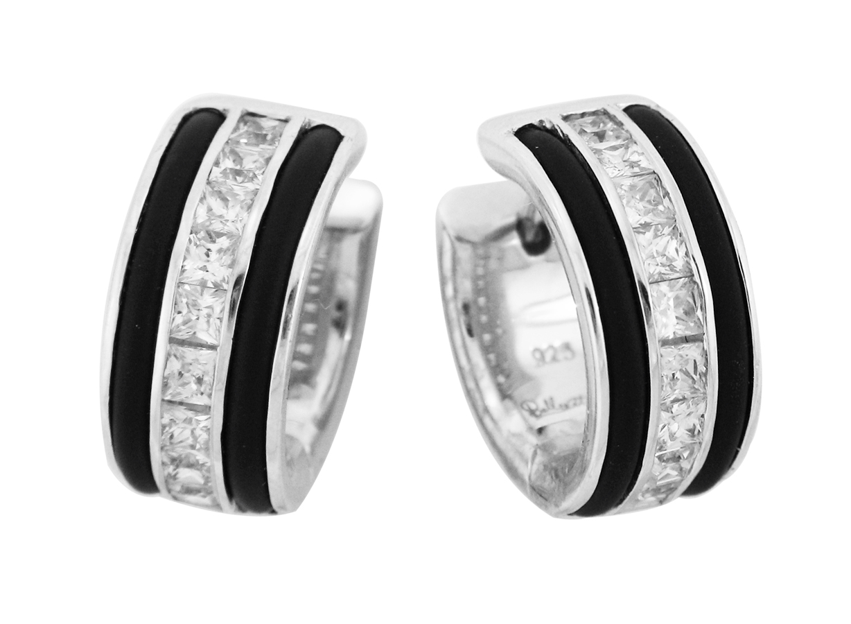 Velocity White Earrings