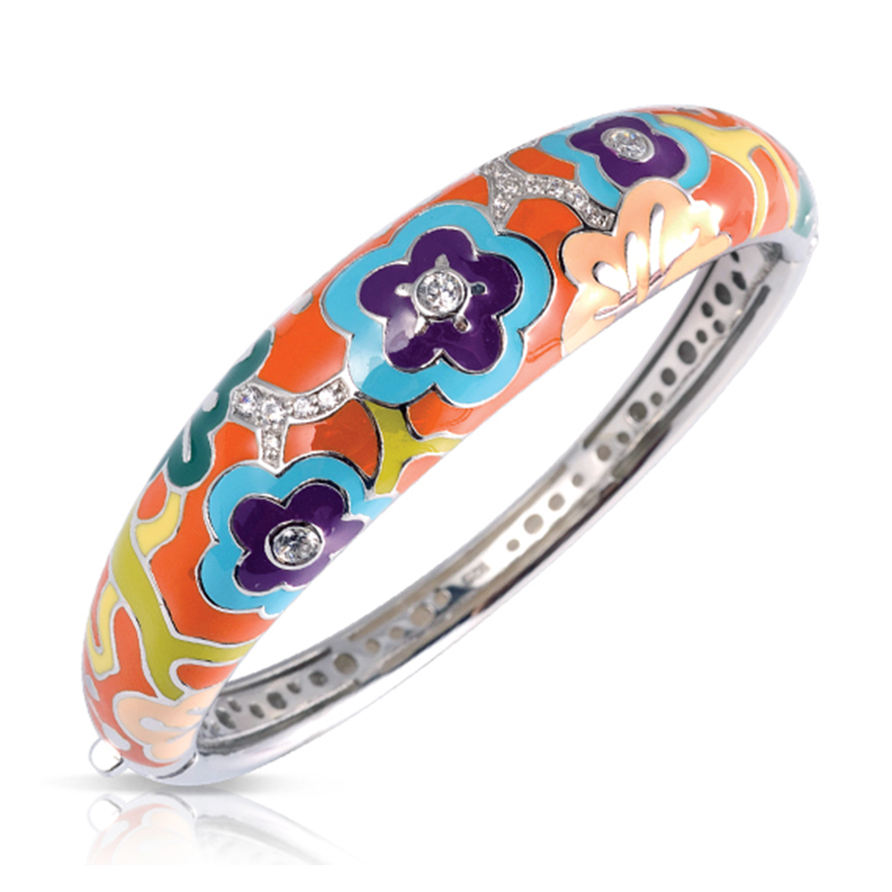 Cherry Blossom Orange Bangle