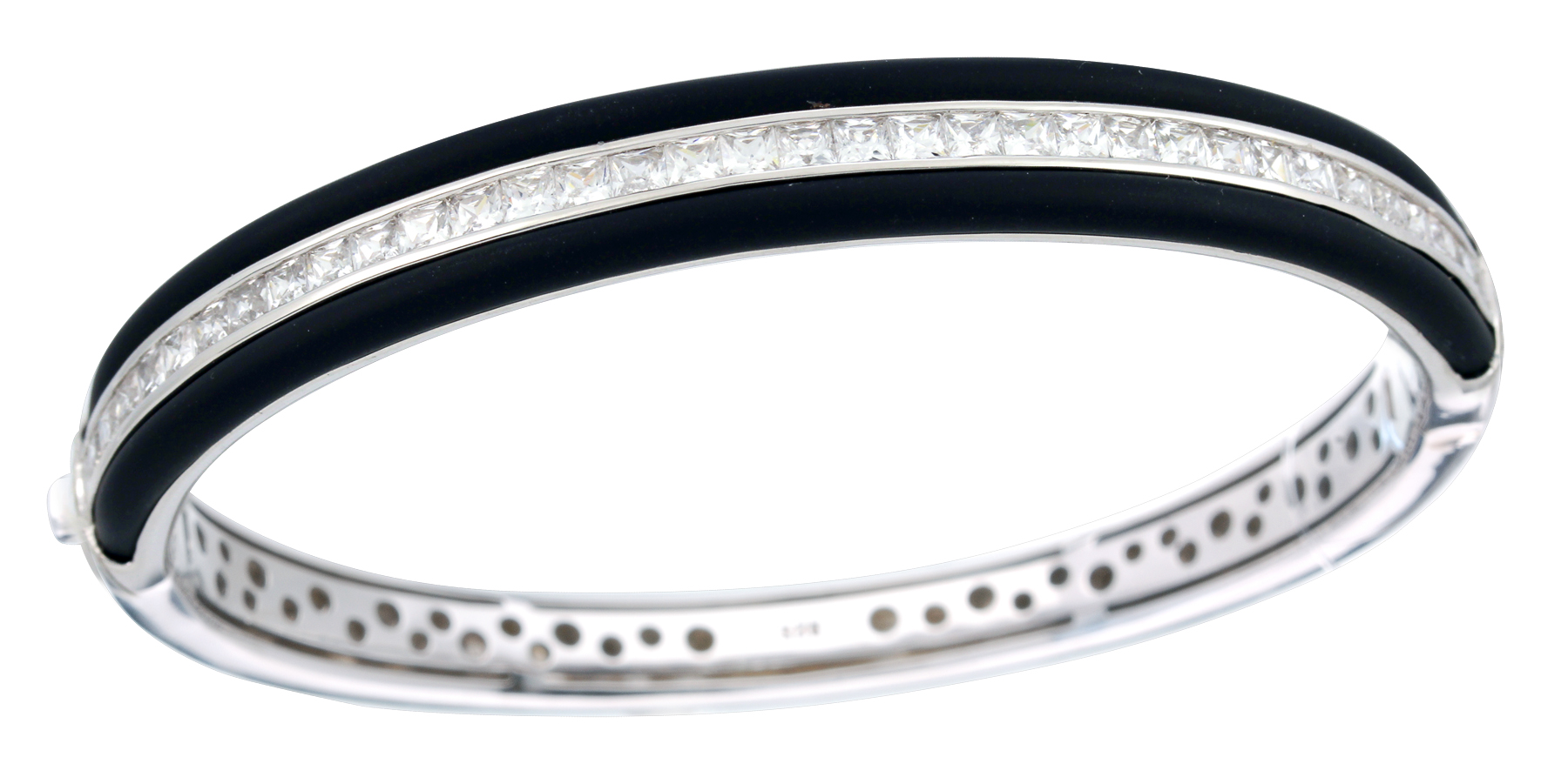 Velocity White Bangle