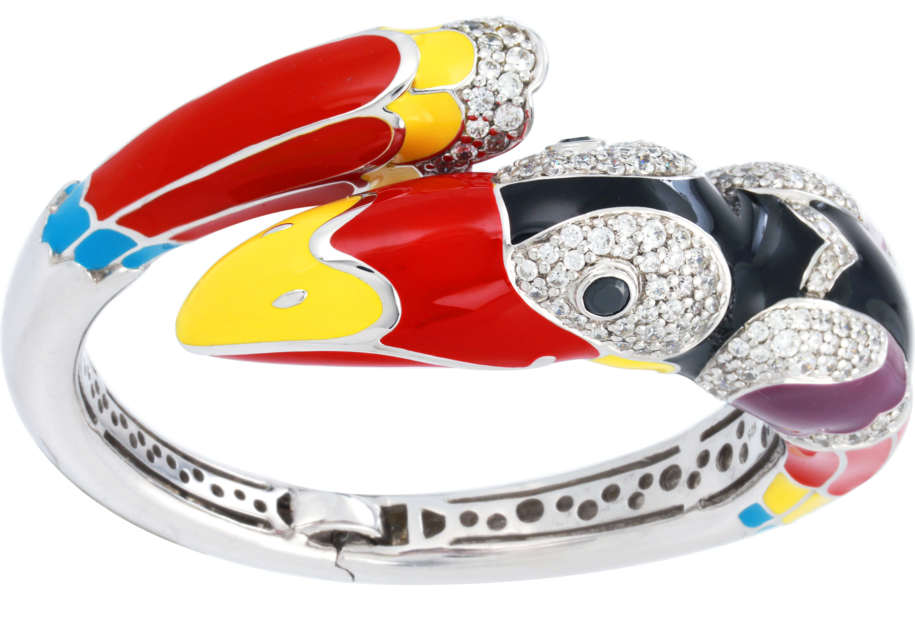Toucan Black Bangle