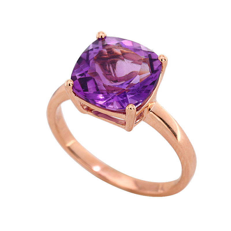 EFFY 14K Rose Gold Amethyst Ring