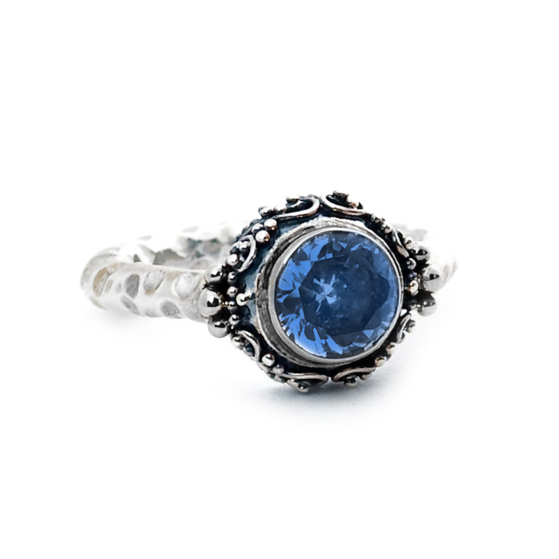 Samara Hammered Stackable Ring From The Classic Collection