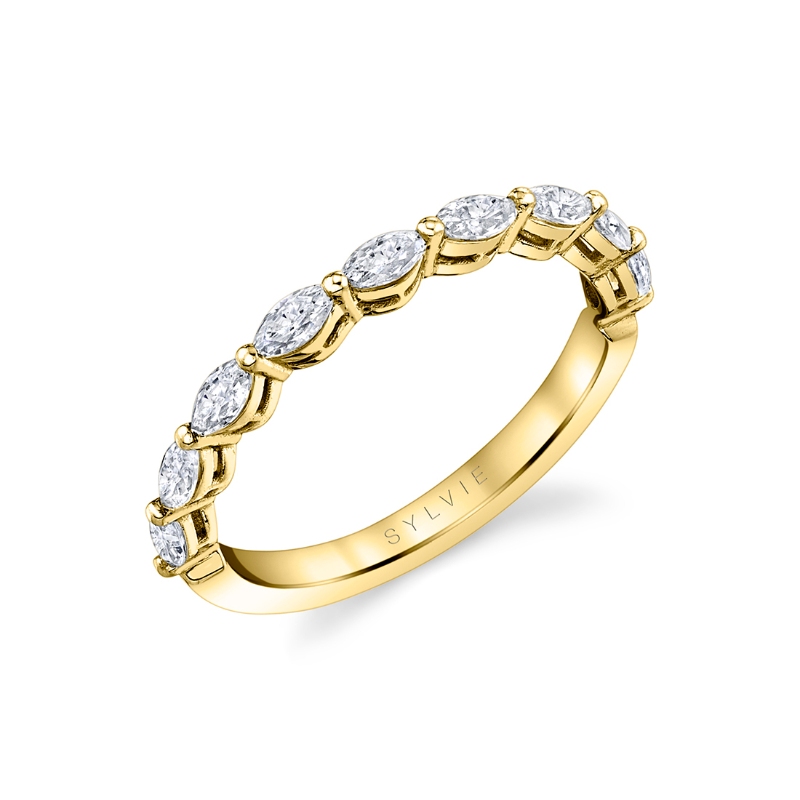 Marquise Wedding Band
