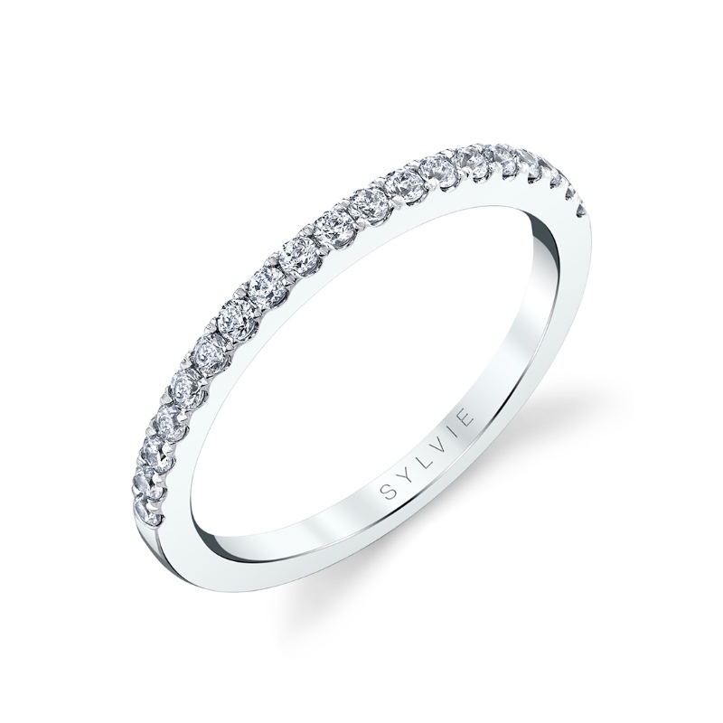 Pave Wedding Band - Presley