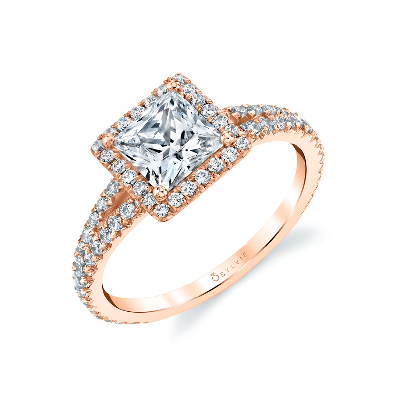 Princess Cut Engagement Ring - Genevieve