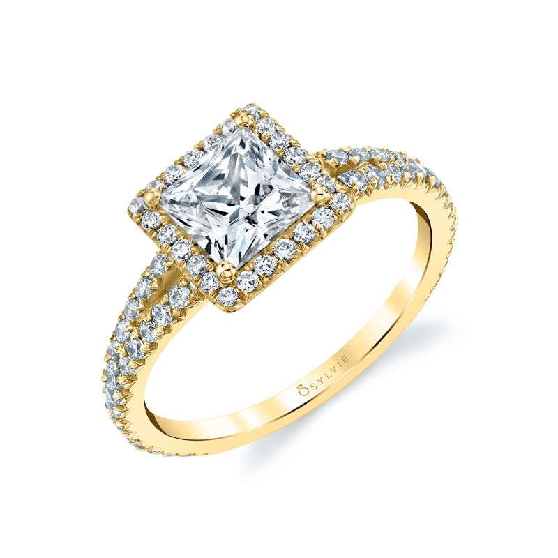 Princess Cut Engagement Ring - Genevieve