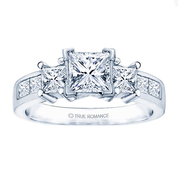 Rm500-14k White Gold Engagement Ring From Nostalgic Collection