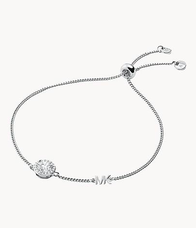 MK Sterling Silver Halo Slider Bracelet MKC1206AN040