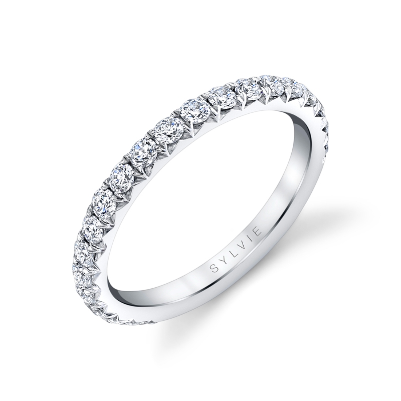 Thick Pave Wedding Band - Malencia
