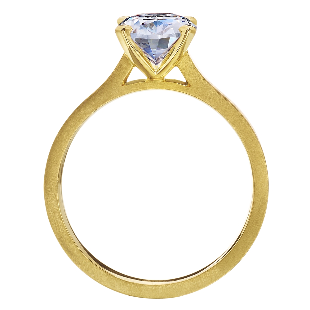 Yellow Gold Solitaire Engagement Ring