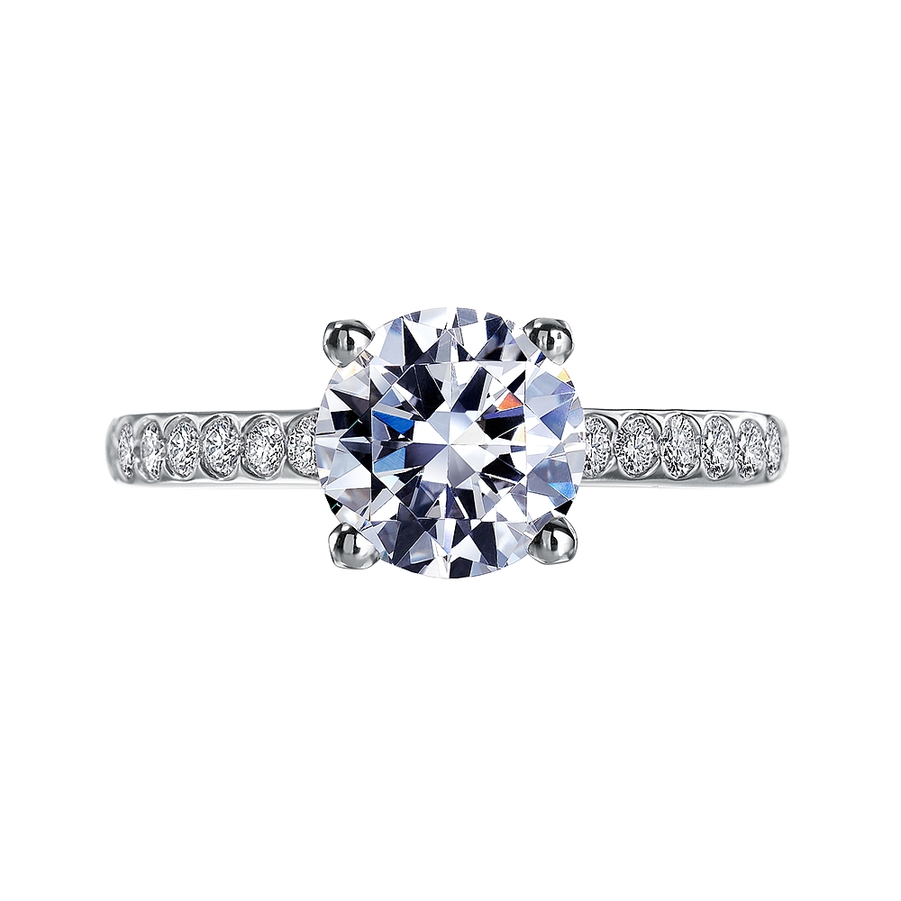 Smooth Style Brilliant Cut Engagement Solitaire