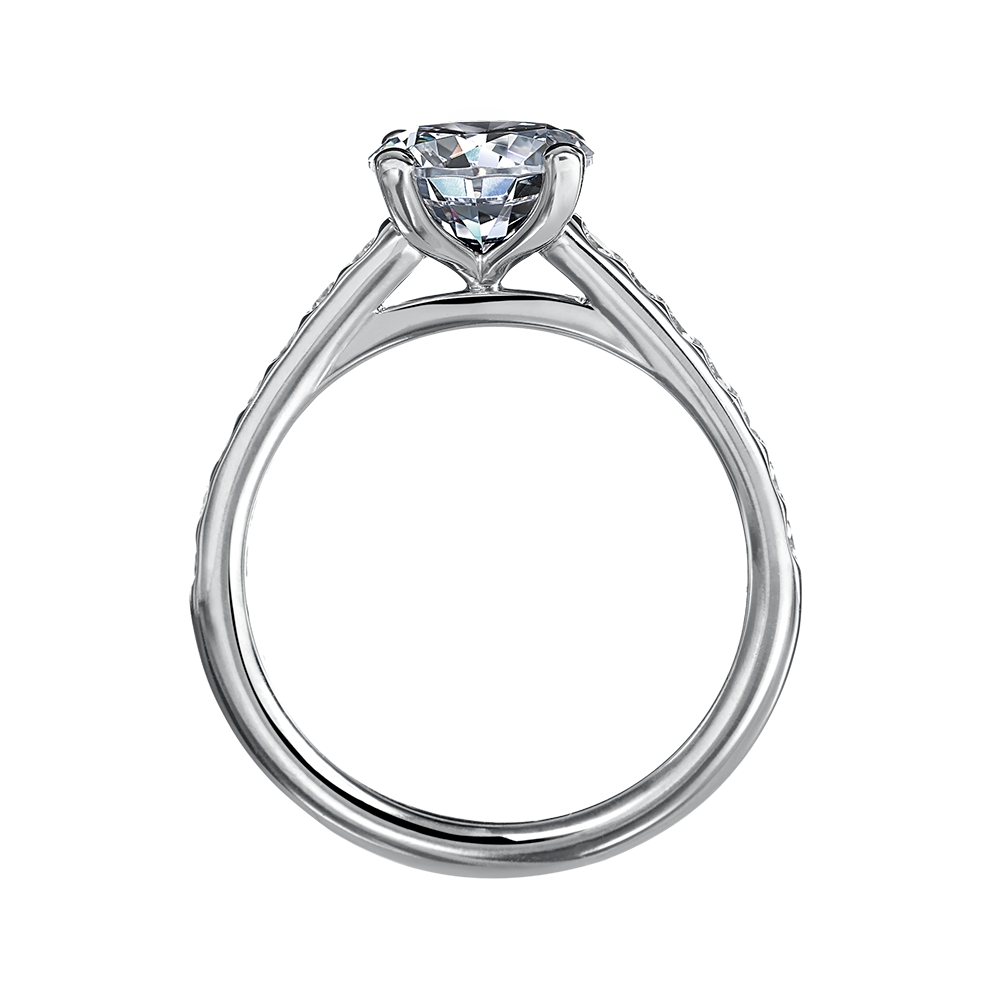 Smooth Style Brilliant Cut Engagement Solitaire