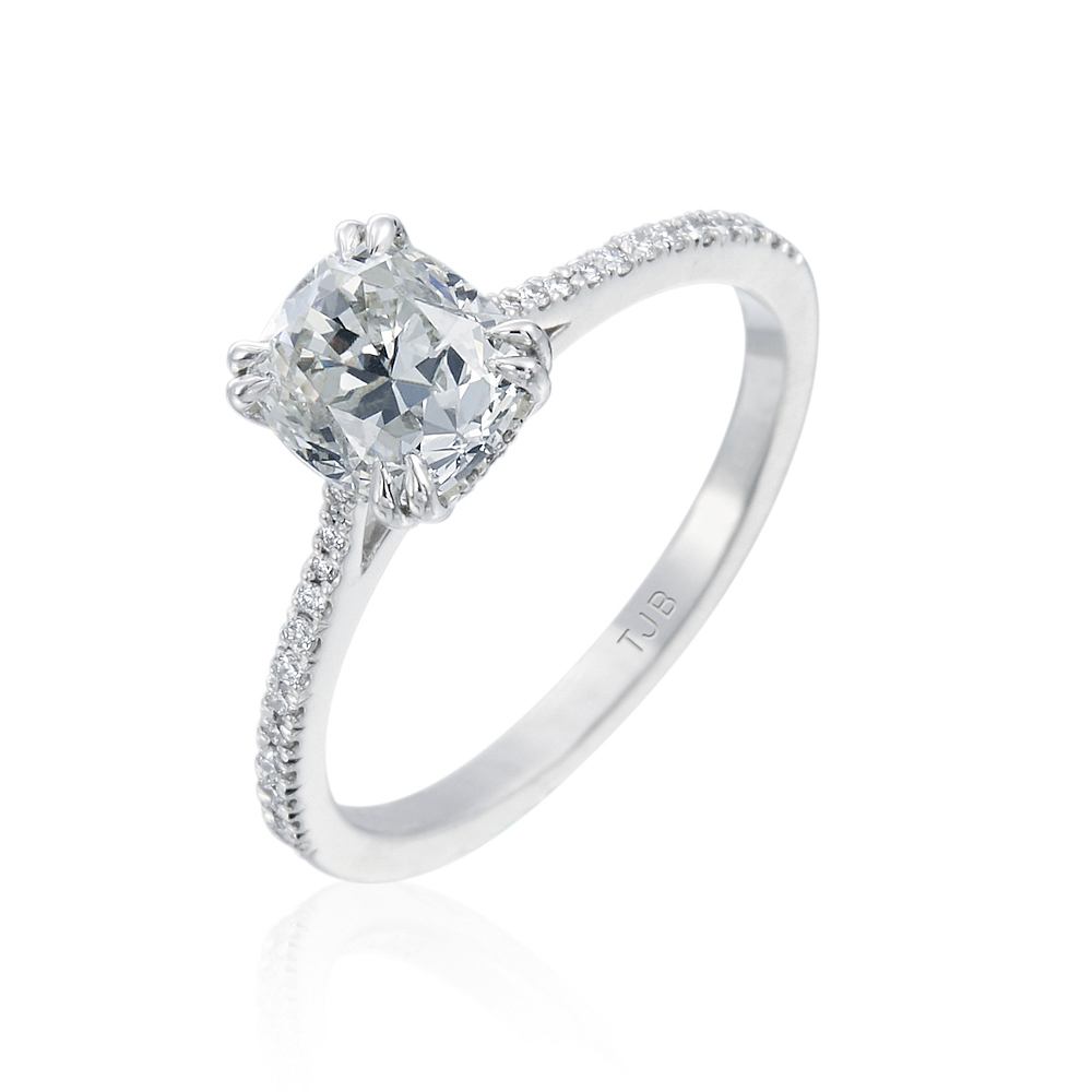 Roslyn Collection Platinum Diamond Classic Engagement Mounting