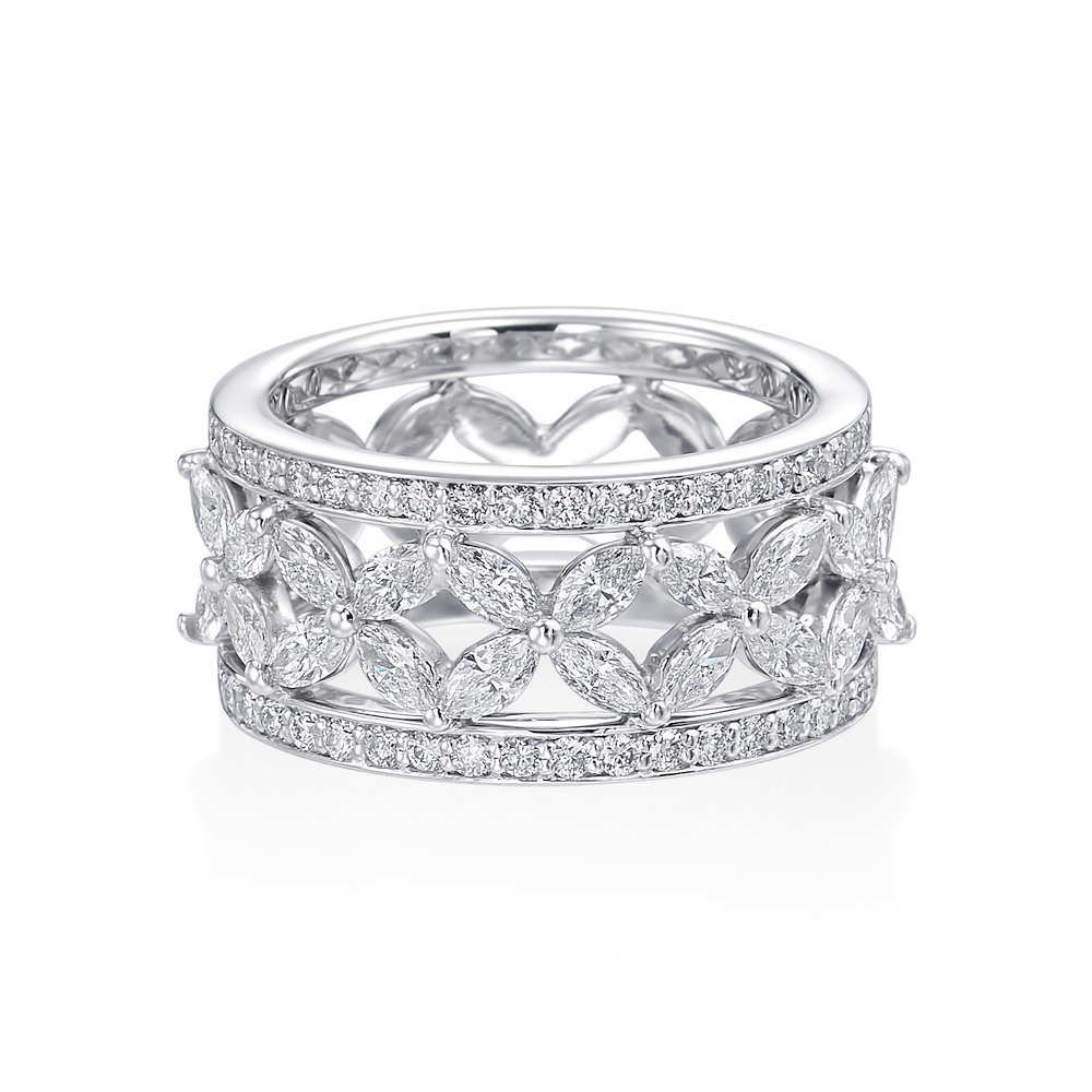 Platinum and Diamond Wide Band