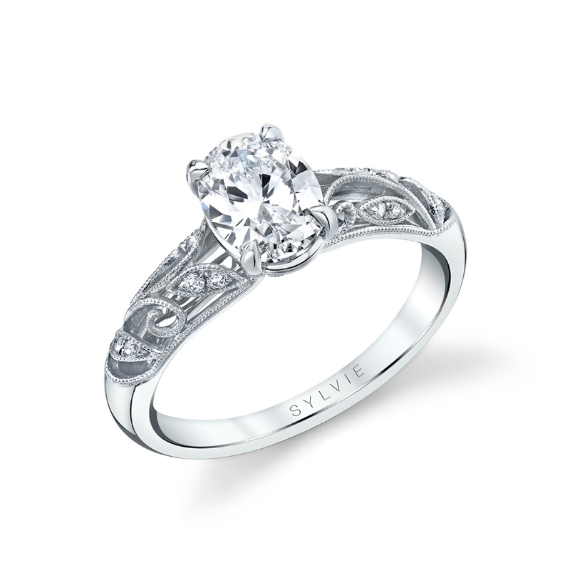 Oval Cut Modern Vintage Engagement Ring - Roial