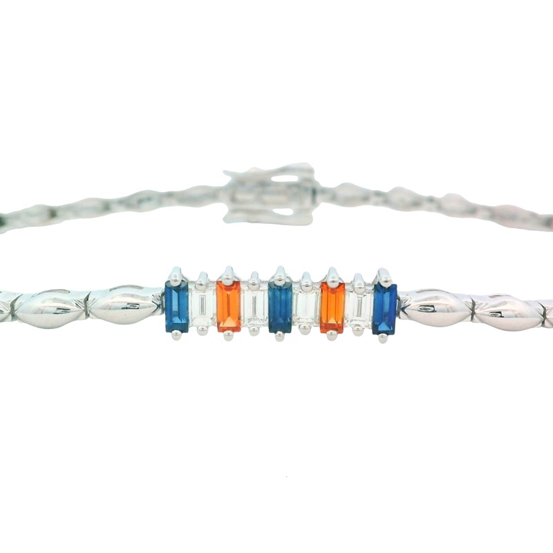 Beautifully Broken Spirit Bracelet in 14K White Gold