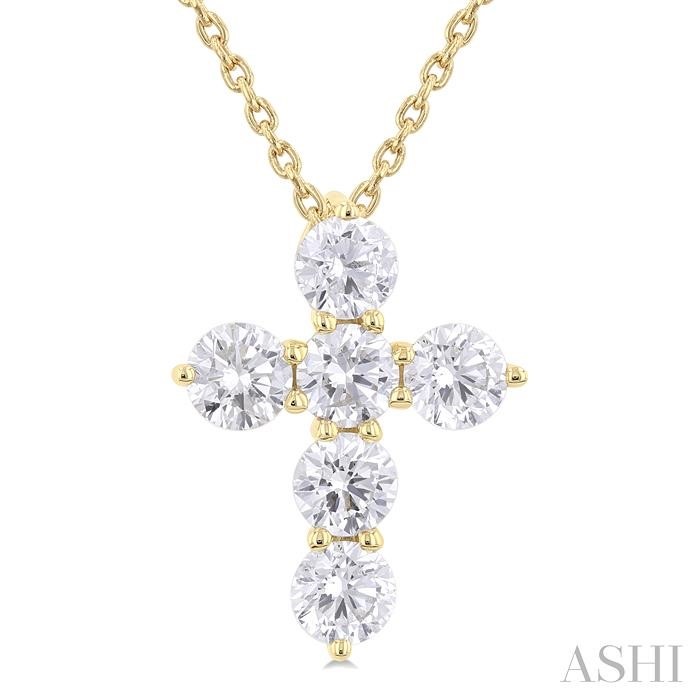 Ashi 1 CTW Bold Diamond Cross