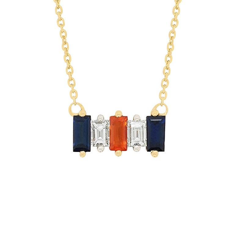 Beautifully Broken Spirit Necklace in 14K Yellow Gold