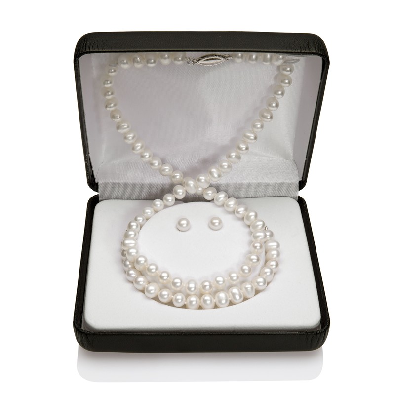 Children's 5-6mm Freshwater Pearl Set with Sterling Silver