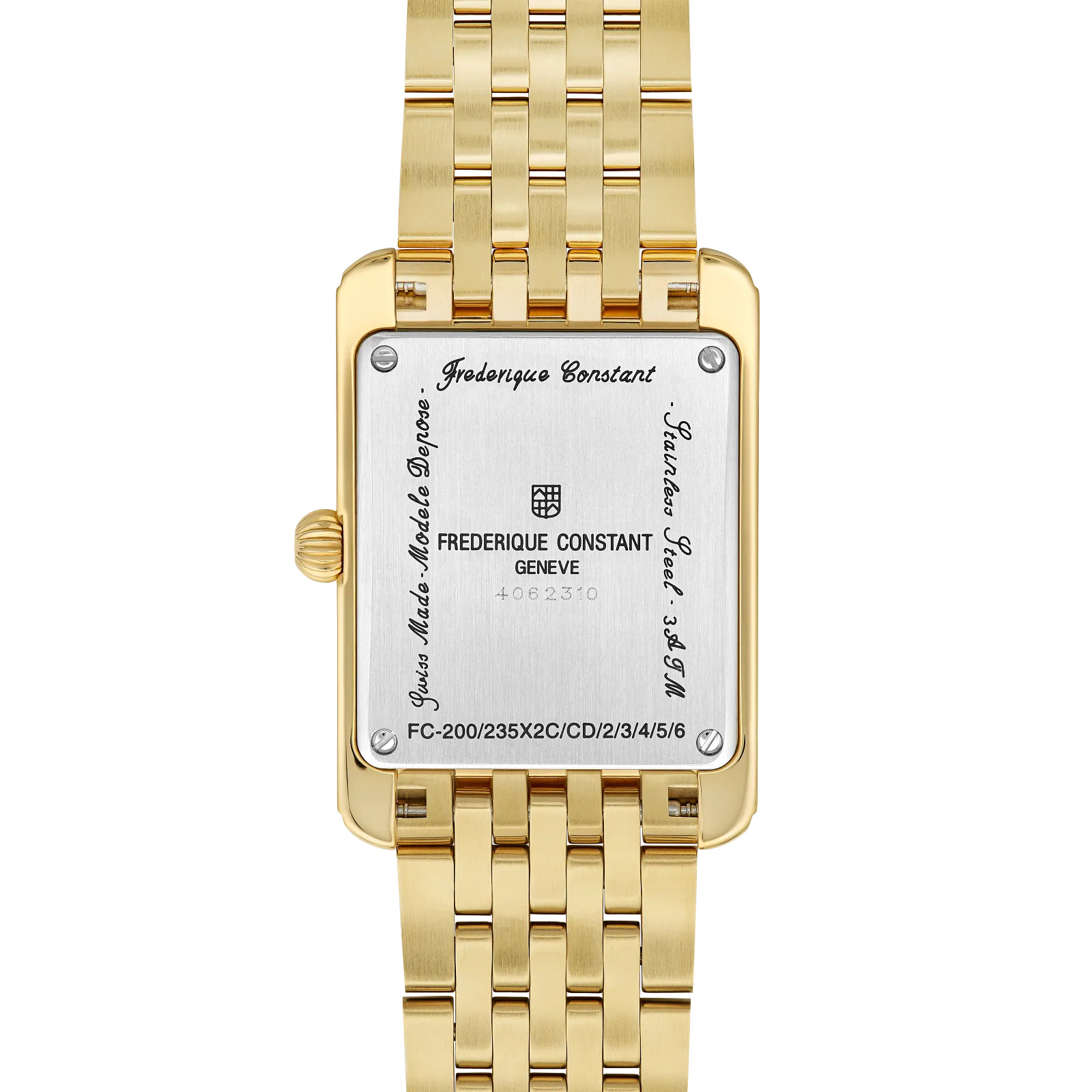 Yellow Gold-Plated Classics Carrée Small Seconds