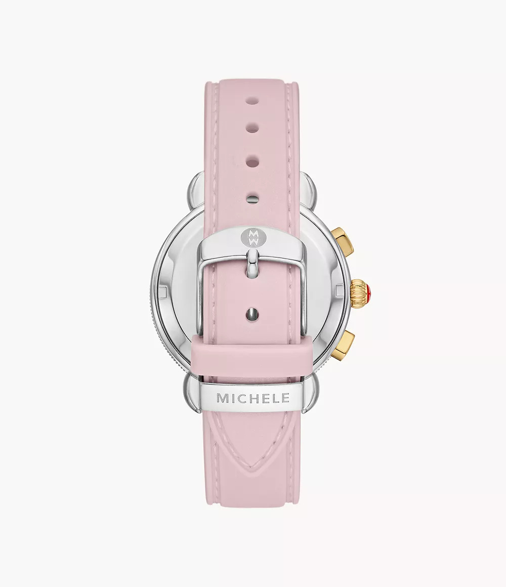 Sporty Sport Sail Two-Tone Peony Silicone Watch