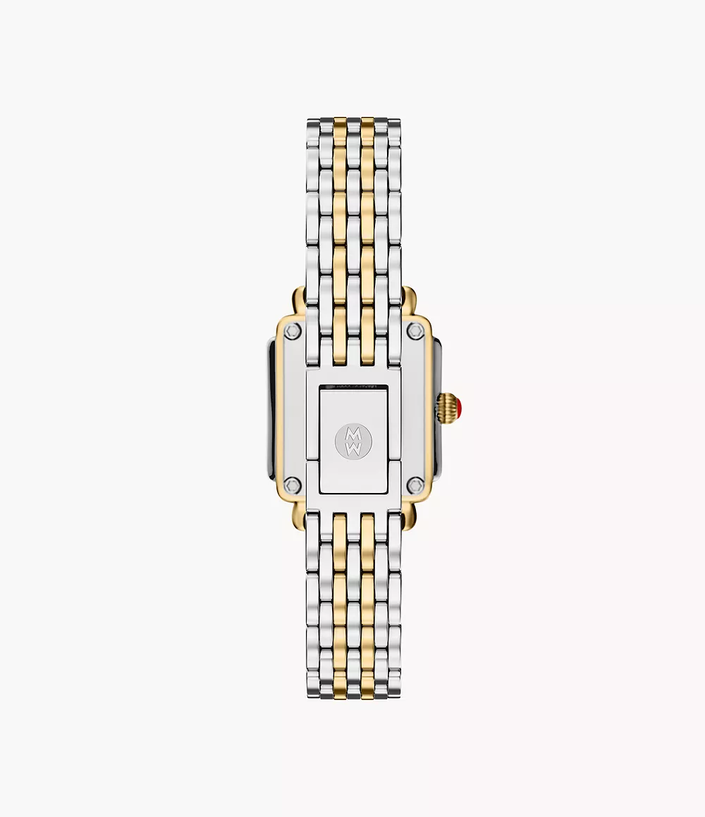 Deco Madison Mini Diamond Two-Tone 18K Gold-Plated Watch