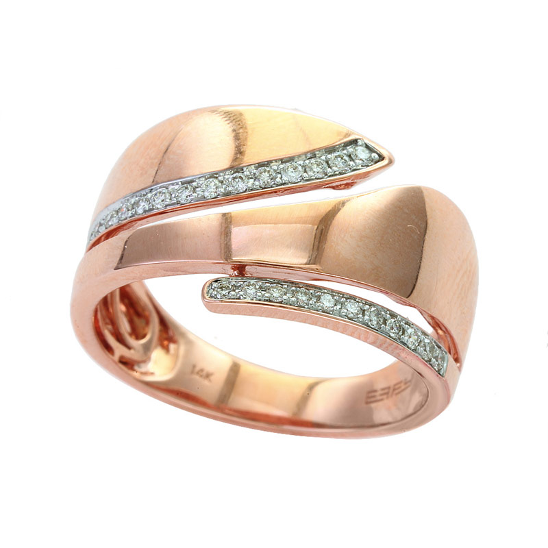 EFFY 14K Rose Gold Diamond Ring